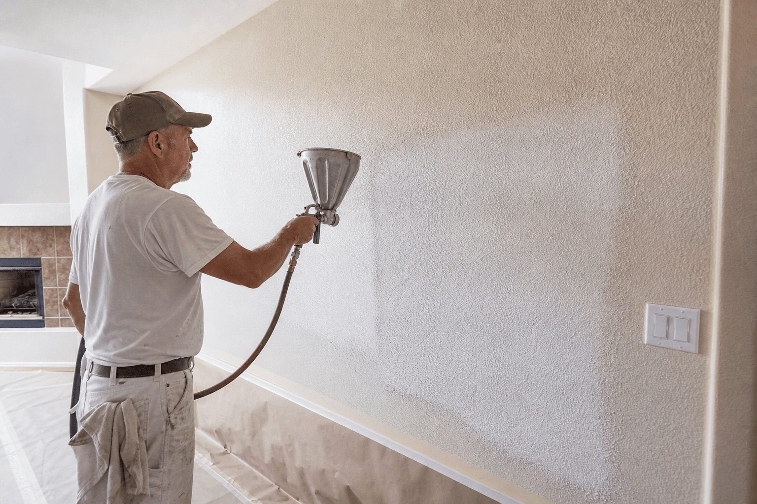 Texture matching work in Chester County PA