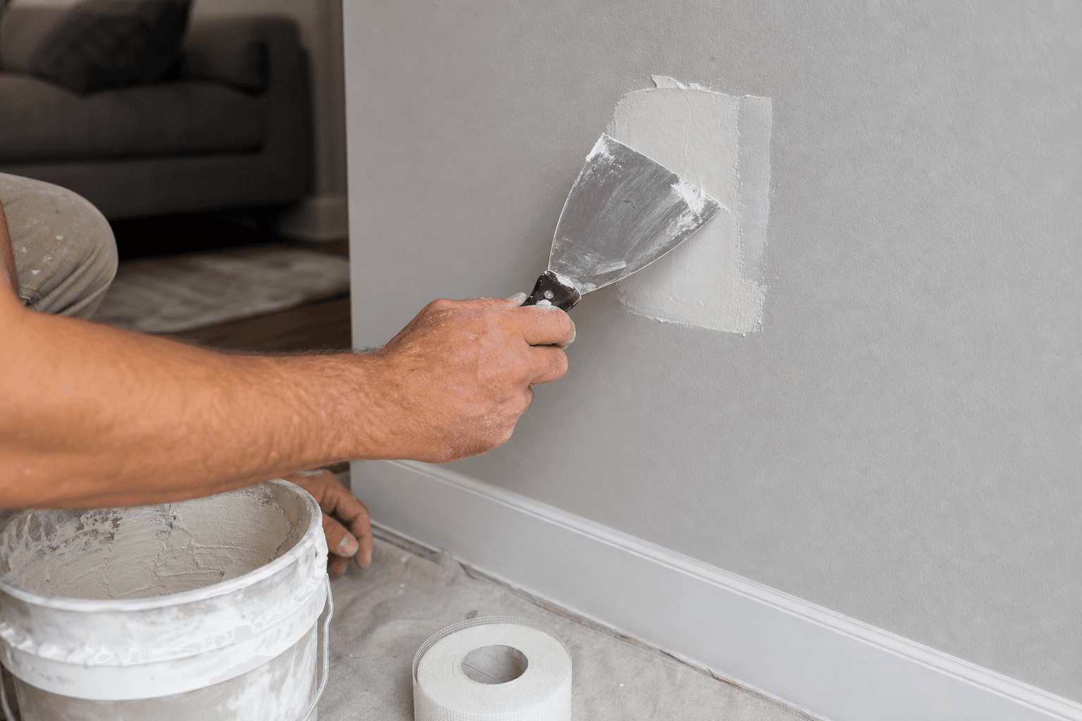 Drywall repair work in Chester County PA